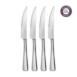 Malvern set van 4 steakmessen uit rvs 24.5cm 