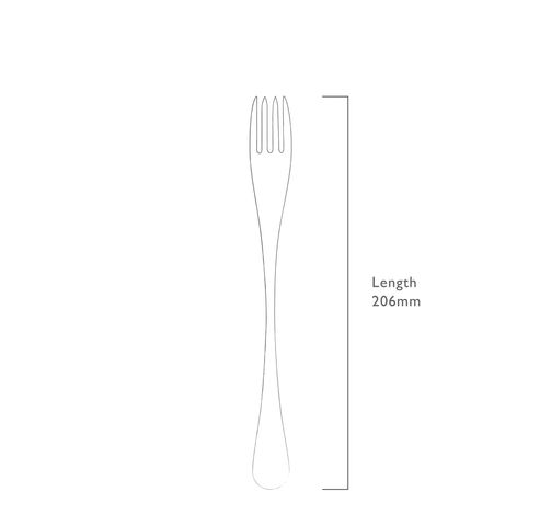 RW2 fourchette de table en inox mat 20.8cm  Robert Welch