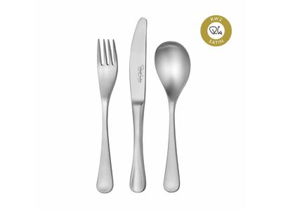 RW2 3-delig kinderbestek uit rvs mat