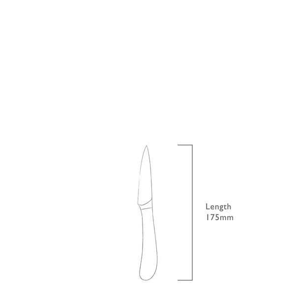 Signature groentenmes uit rvs 8cm 