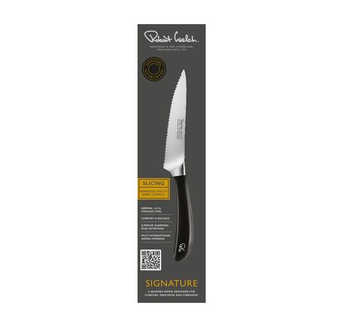 Signature couteau de cuisine denté en inox 12cm  Robert Welch