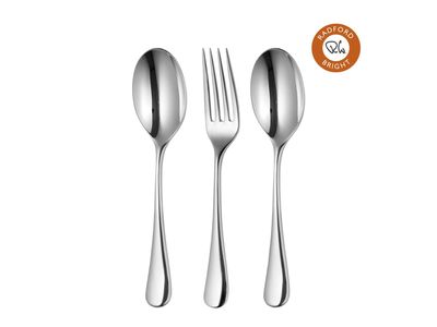 Radford 3-delige set met 2 serveerlepels en serveervork uit rvs