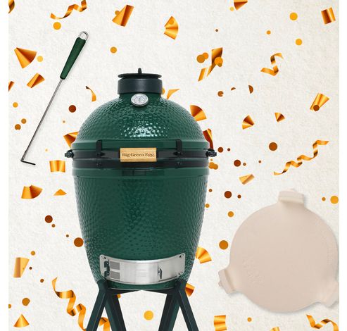 Celebrating The Medium Met Nest Integgrated Handler  Big Green Egg