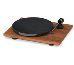 E1 BT Platenspeler met Bluetooth en versterker walnoot Pro-Ject