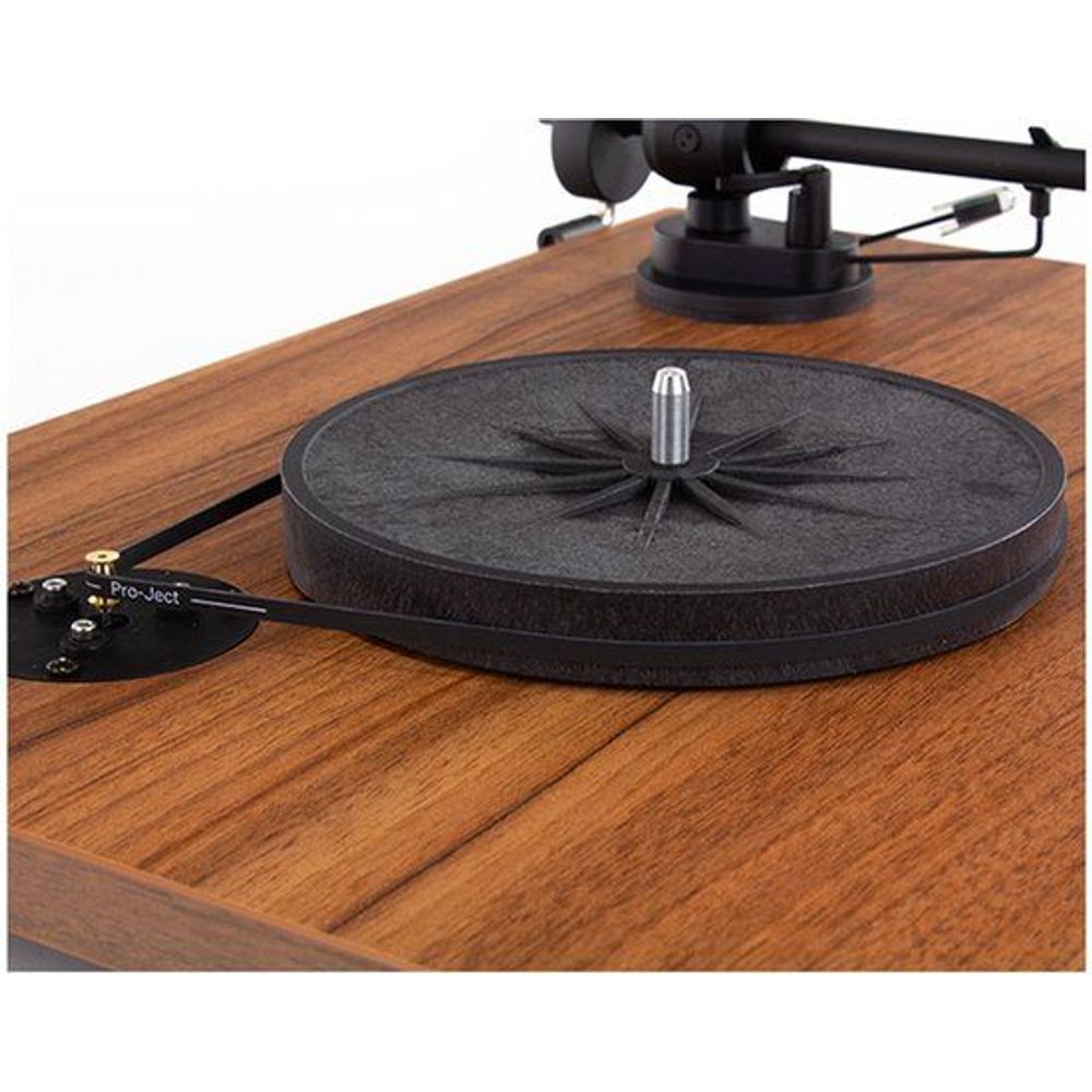 Pro-Ject Platenspeler E1 BT AT3600L Platenspeler Voorversterkt Bluetooth Verzender - Walnoot