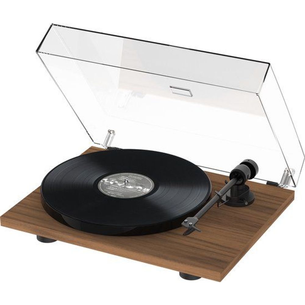 Pro-Ject Platenspeler E1 BT AT3600L Platenspeler Voorversterkt Bluetooth Verzender - Walnoot