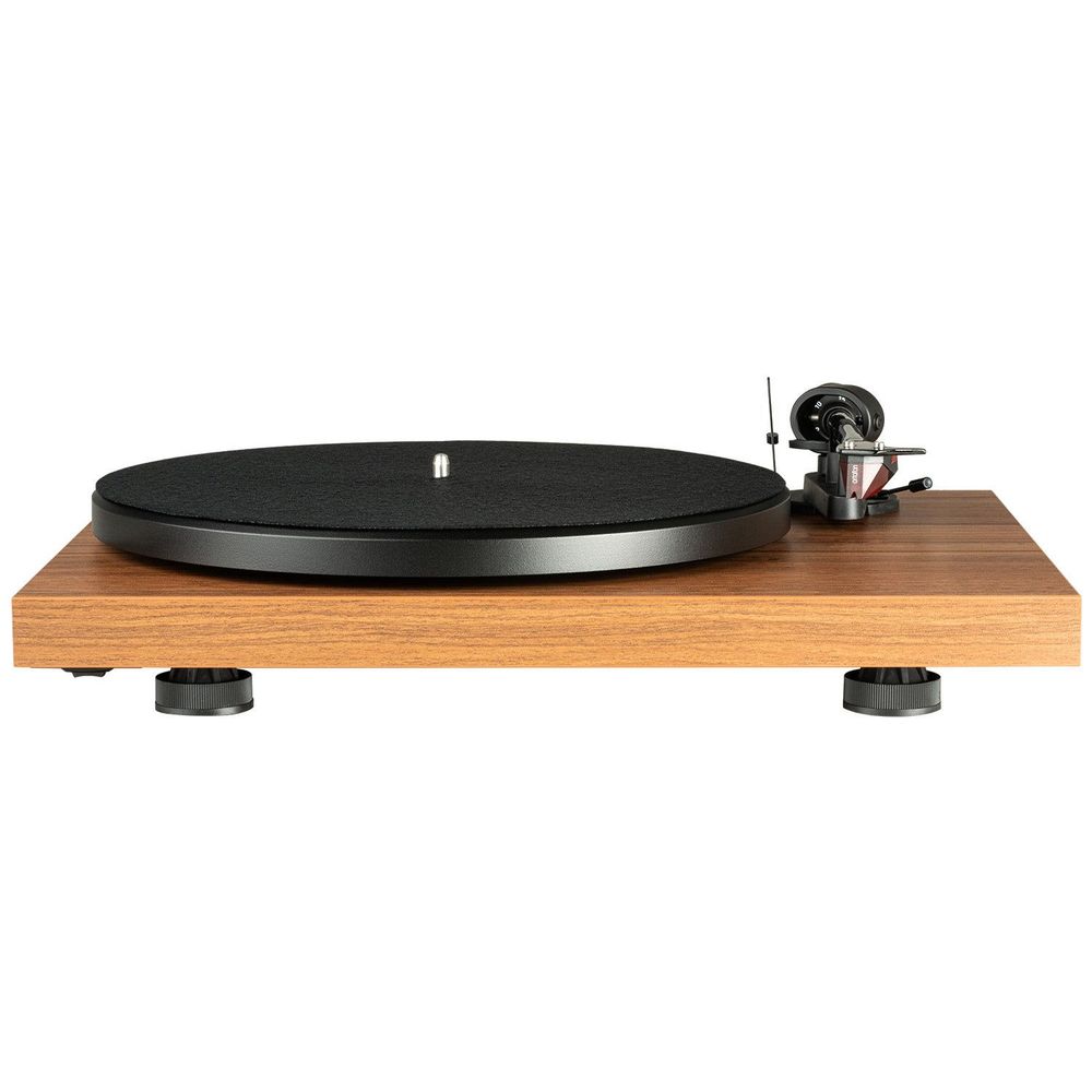 Pro-Ject Platenspeler Debut E Carbon Phono 2M Red Platenspeler Voorversterkt Carbon Toonarm - Walnoot