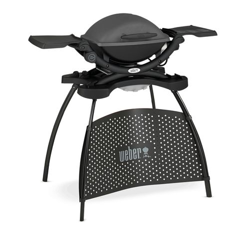 Q 1400 elektrische barbecue met stand Dark Gray  Weber