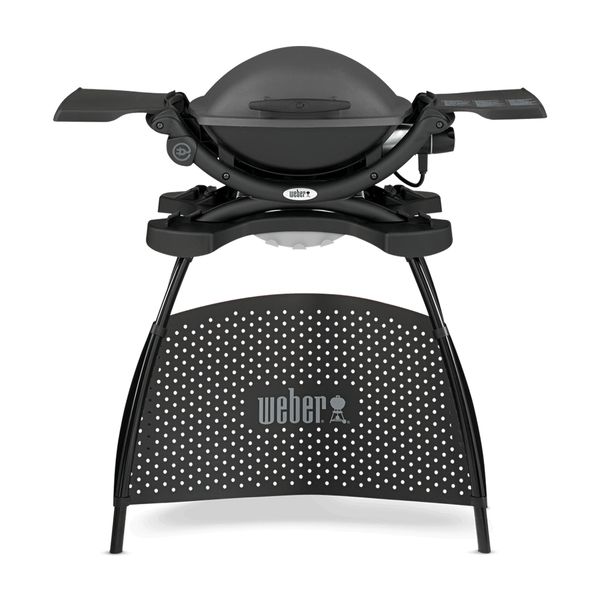 Weber Q 1400 elektrische barbecue met stand Dark Gray