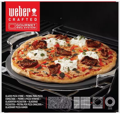 CRAFTED Gourmet BBQ System Pierre à pizza émaillée  Weber