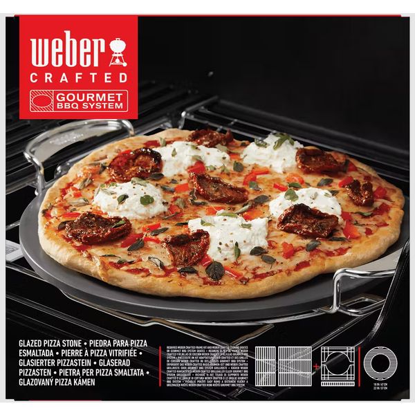 Weber CRAFTED Gourmet BBQ System Geglazuurde pizzasteen