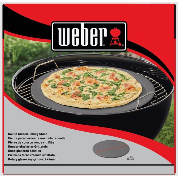 Weber Geglazuurde Pizzasteen Ø 36 cm