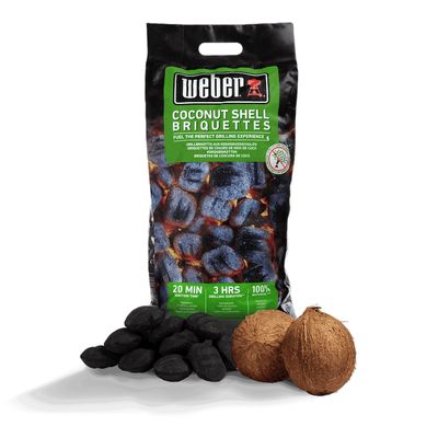 Briquettes de noix de coco 8kg (18402)  Weber