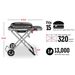 Weber Traveler-gasbarbecue Stealth-editie