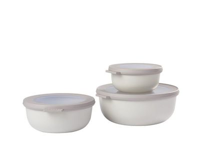 Cirqula set 3-dlg (350, 750, 1250ml) Nordic White