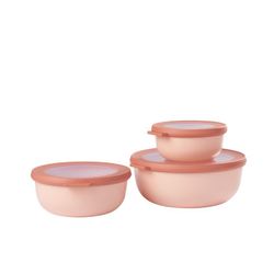 Mepal Cirqula set 3-dlg (350, 750, 1250ml) Nordic Blush 