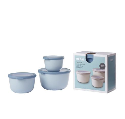 Cirqula set 3-dlg (500, 1000, 2000ml) Nordic Blue  Mepal