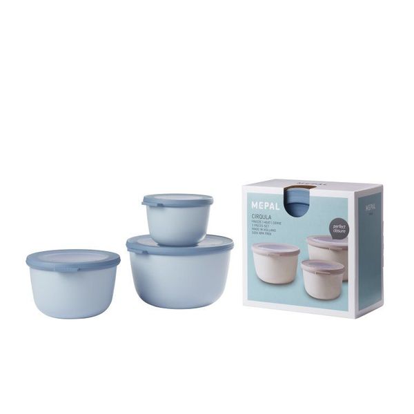 Cirqula set 3-dlg (500, 1000, 2000ml) Nordic Blue 