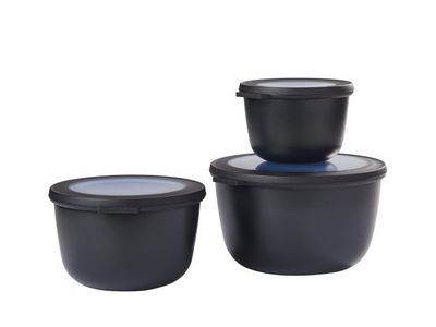 Cirqula set 3-dlg (500, 1000, 2000ml) Nordic Black