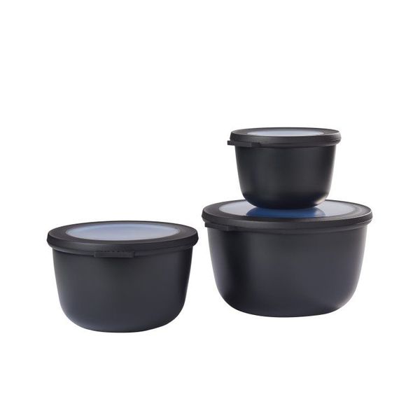 Cirqula set 3-dlg (500, 1000, 2000ml) Nordic Black 