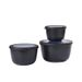 Cirqula set 3-dlg (500, 1000, 2000ml) Nordic Black 