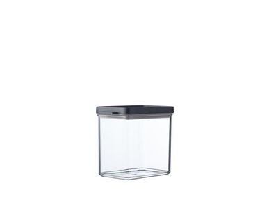 Omnia Voorraaddoos rechthoekig 1100ml Zwart