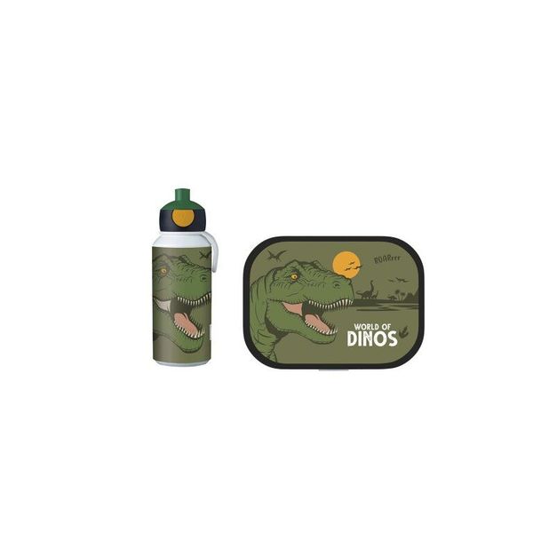 Mepal Campus Set pop-up drinkfles en lunchbox Dino