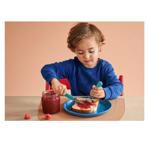 kinderbestekset mio 3-delig - deep pink  Mepal