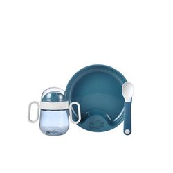 set babyservies mio 3-delig - deep blue 