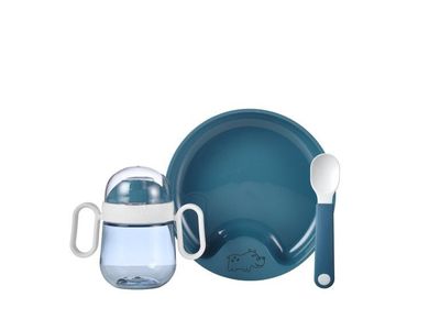 set babyservies mio 3-delig - deep blue