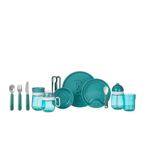 set babyservies mio 3-delig - deep turquoise  Mepal