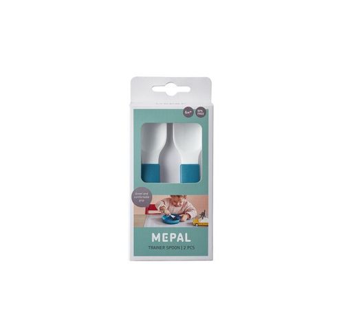 set oefenlepel mio 2 stuks - deep blue  Mepal