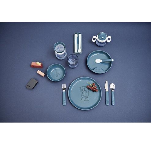 set oefenlepel mio 2 stuks - deep blue  Mepal