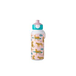 Mepal Campus drinkfles pop-up 400 ml - leopard 