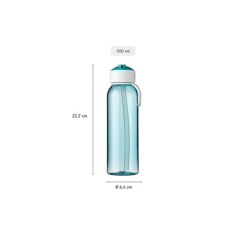 Campus Gourde flip-up 500 ml - bleu  Mepal