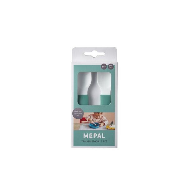 set oefenlepel mio 2 stuks - deep turquoise 