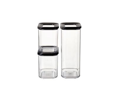 Modula Starter set boîte de rangement 3 pièces - noir