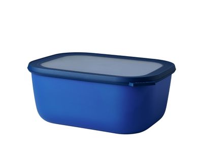 Bol multi-fonction cirqula rectangulaire 3000 ml - Vivid blue