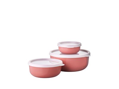 set bewaardoos lumina 3-delig (250+750+1500) - vivid mauve