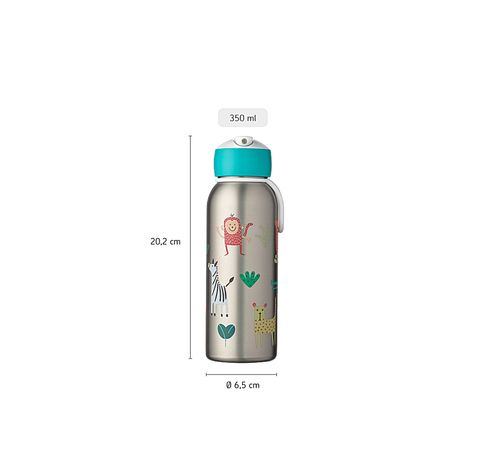 isoleerfles flip-up campus 350 ml - paw patrol girls  Mepal