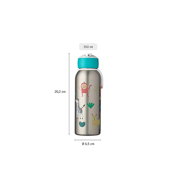 isoleerfles flip-up campus 350 ml - paw patrol girls 