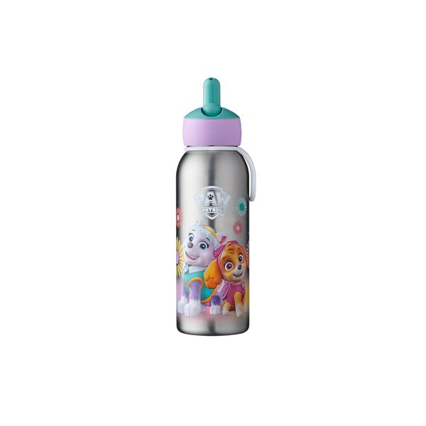 isoleerfles flip-up campus 350 ml - paw patrol girls 