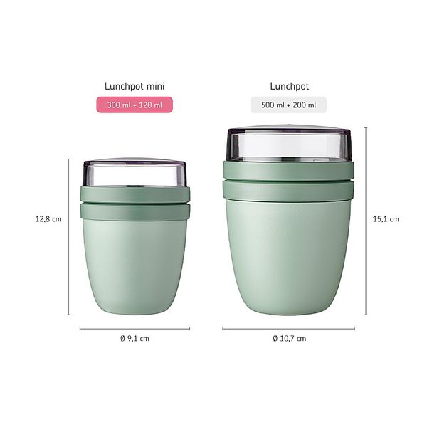 lunchpot ellipse mini - vivid mauve 