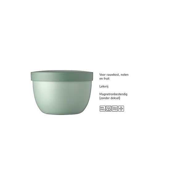 Mepal snackpot ellipse 350 ml - nordic sage