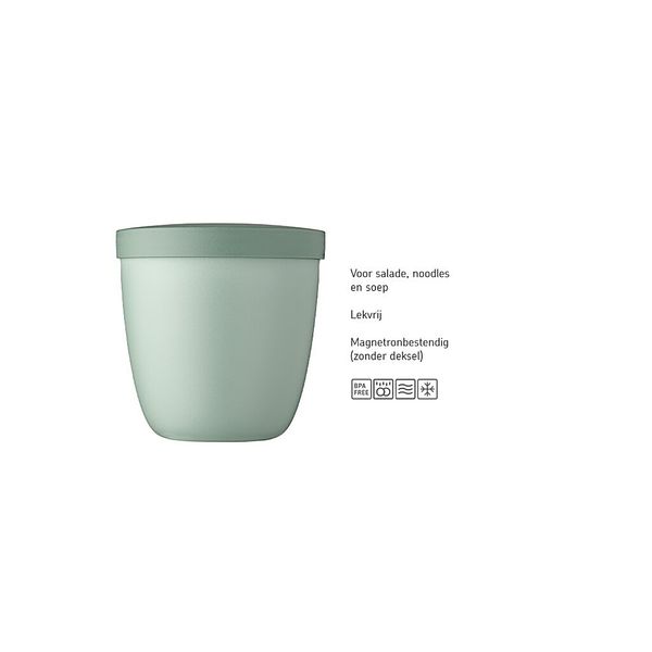 Mepal snackpot ellipse 500 ml - nordic sage