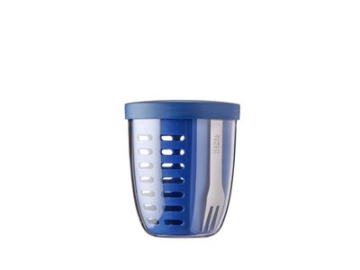 fruit & veggie pot ellipse - vivid blue