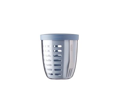 fruit & veggie pot ellipse - nordic blue
