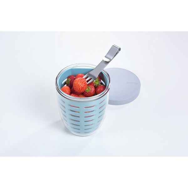 Mepal fruit & veggie pot ellipse - nordic black