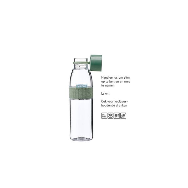 Mepal waterfles ellipse 500 ml - nordic sage