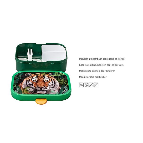 Mepal Campus lunchbox - wild tiger